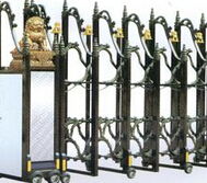 供應(yīng)遼寧營口不銹鋼電動(dòng)伸縮門 富麗3號(hào)